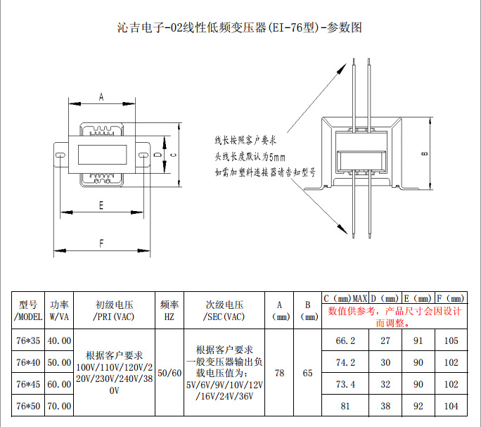 76引线