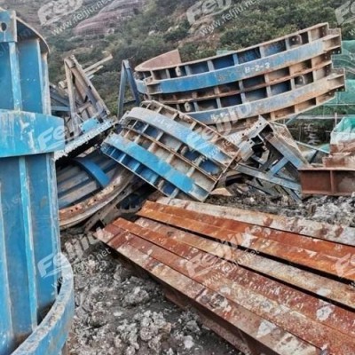 北京大量回收工地工角槽钢废料,切断料