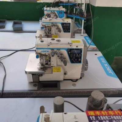 江西出售二手杰克电脑缝纫机工业用家用平车四线五线锁边机
