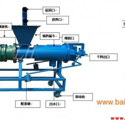 新型鸡粪脱水设备