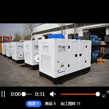 潍坊厂家定制里卡多30kw静音发电机组 防雨防尘备用电源批发