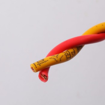 浙江中策国标花线红黑消防线NHRVS2*1.5 双绞线无氧铜100米电线